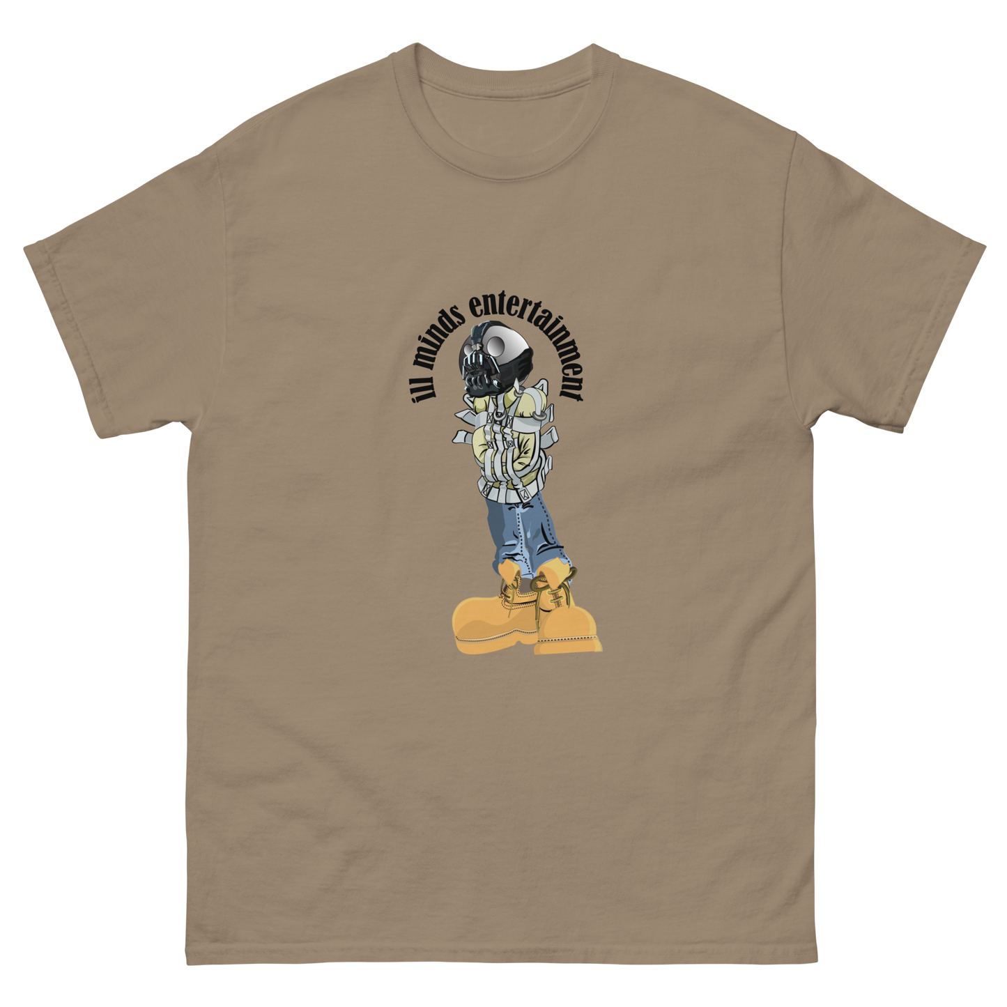 iLL Minds - Robo Man - Men's Classic Hip-Hop Streetwear Tee – 100% Cotton Graphic T-Shirt