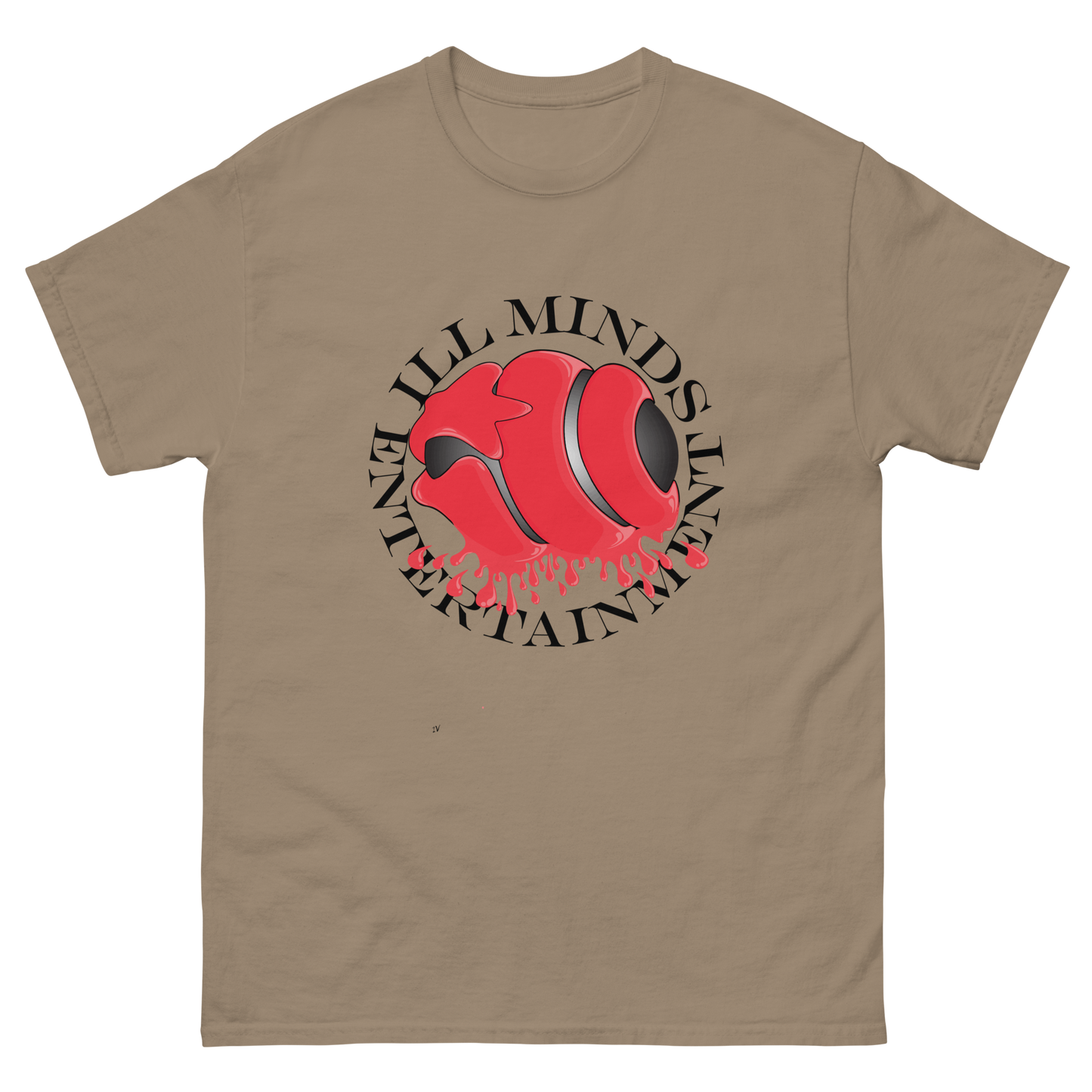 iLL Minds - Red Drip Men’s Classic T-Shirt – Bold Hip-Hop & Streetwear Tee