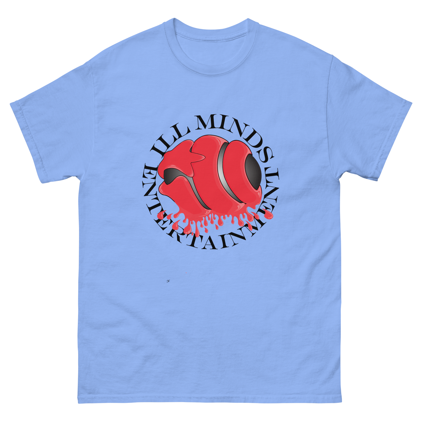 iLL Minds - Red Drip Men’s Classic T-Shirt – Bold Hip-Hop & Streetwear Tee