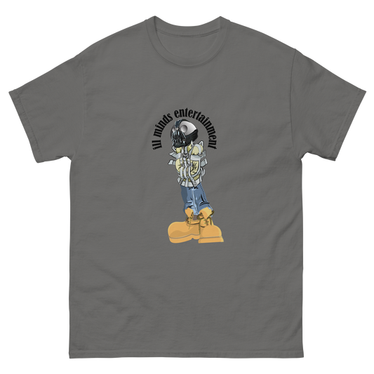 iLL Minds - Robo Man - Men's Classic Hip-Hop Streetwear Tee – 100% Cotton Graphic T-Shirt