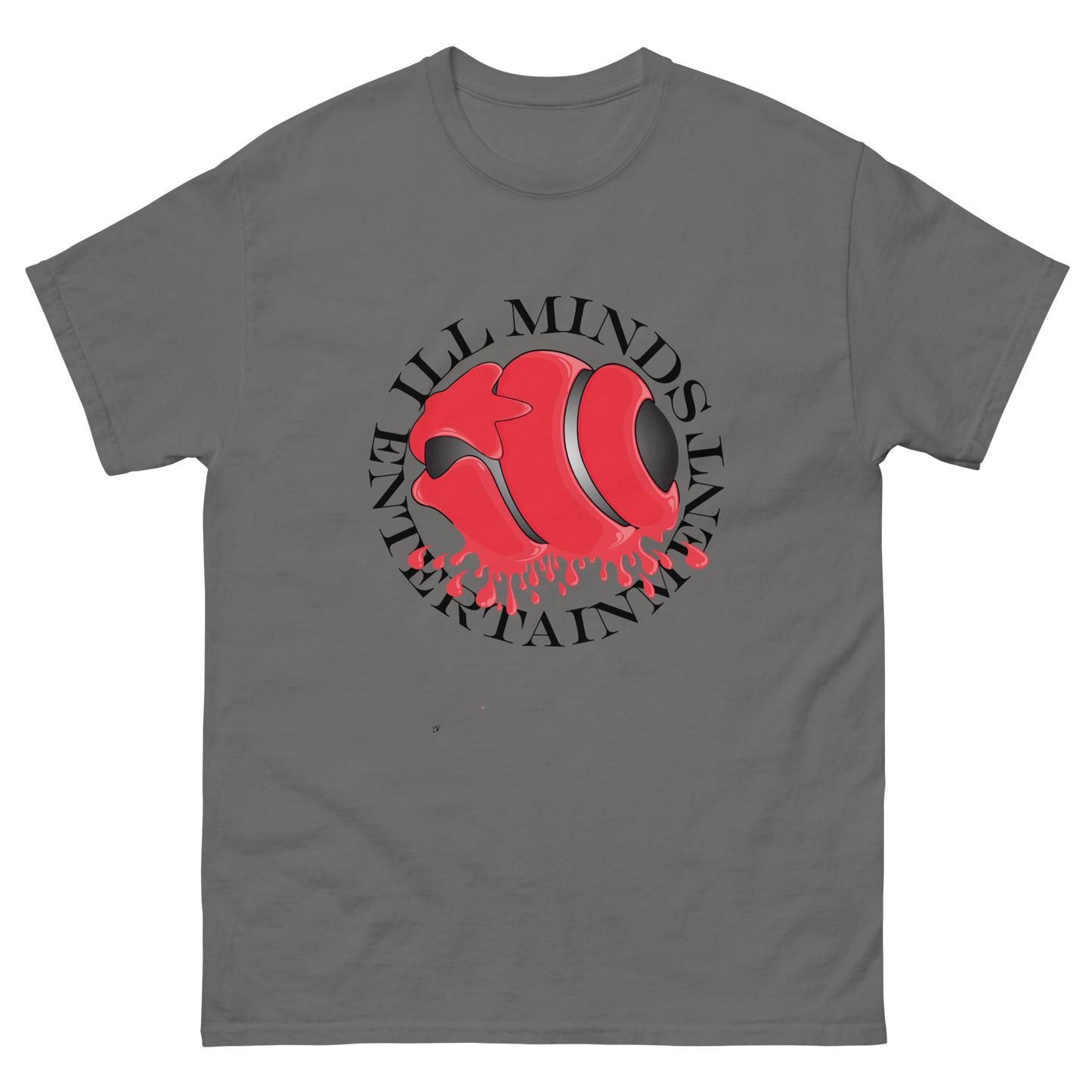 iLL Minds - Red Drip Men’s Classic T-Shirt – Bold Hip-Hop & Streetwear Tee