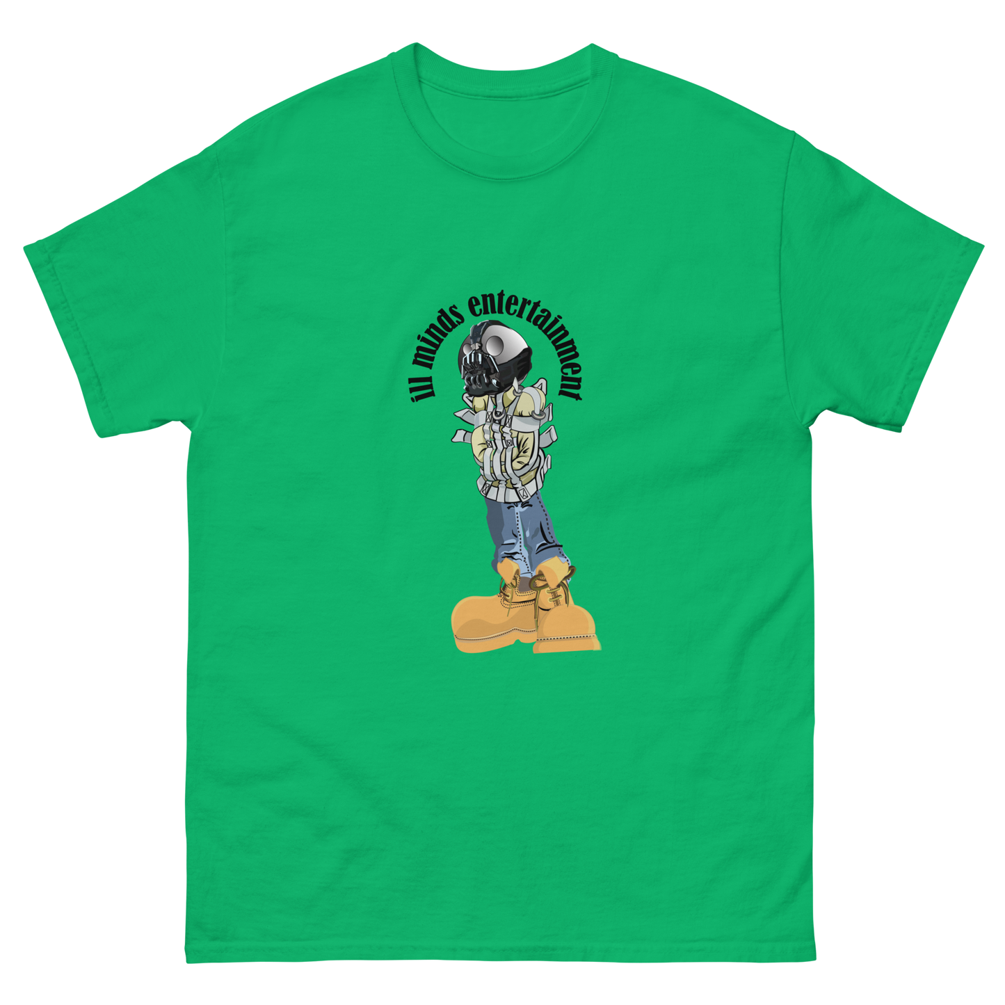 iLL Minds - Robo Man - Men's Classic Hip-Hop Streetwear Tee – 100% Cotton Graphic T-Shirt