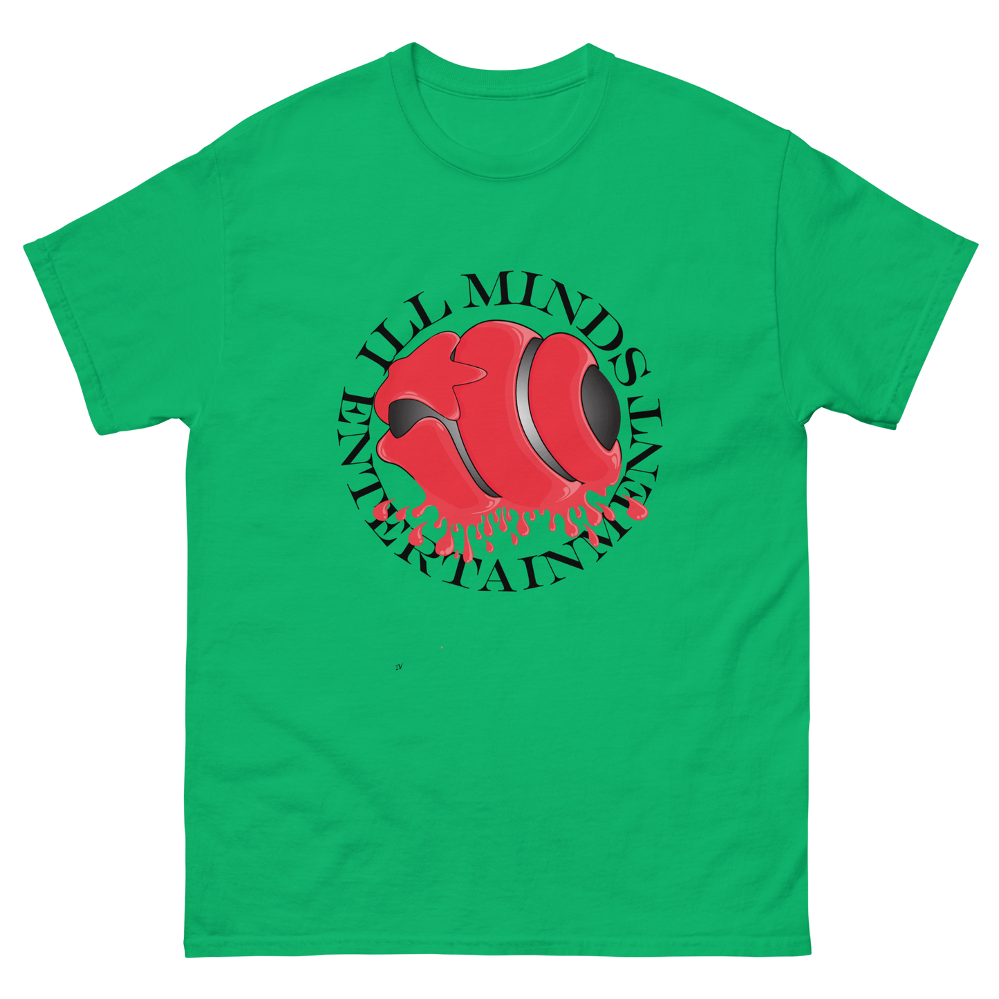 iLL Minds - Red Drip Men’s Classic T-Shirt – Bold Hip-Hop & Streetwear Tee