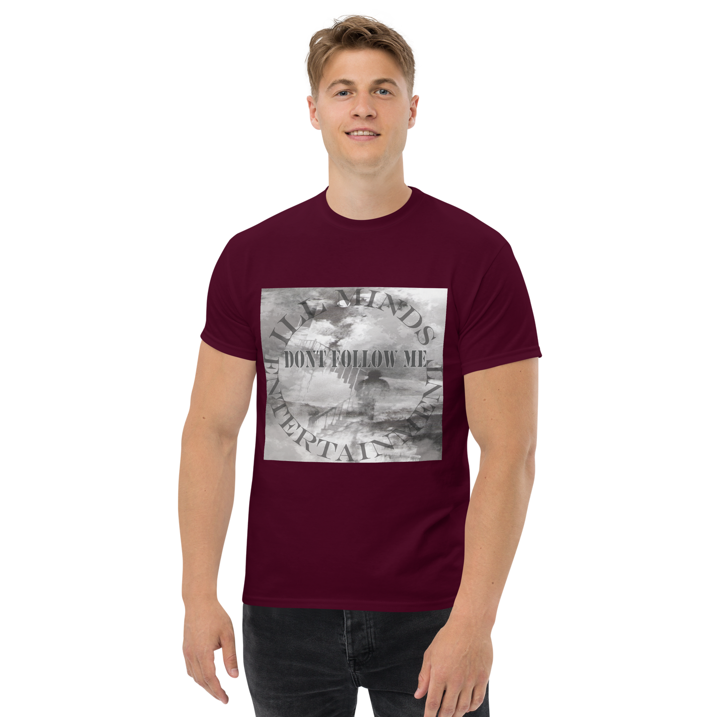 iLL Minds - Don't Follow Me - Men's Classic T-Shirt – Hip-Hop Streetwear for Independent Thinkers