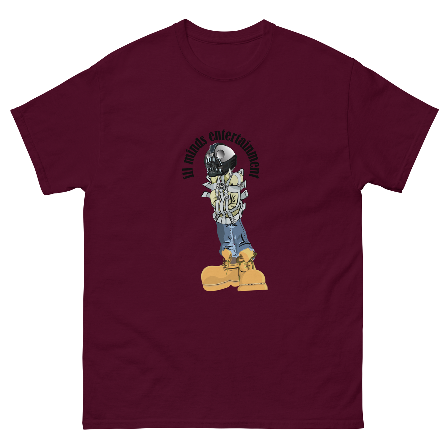 iLL Minds - Robo Man - Men's Classic Hip-Hop Streetwear Tee – 100% Cotton Graphic T-Shirt
