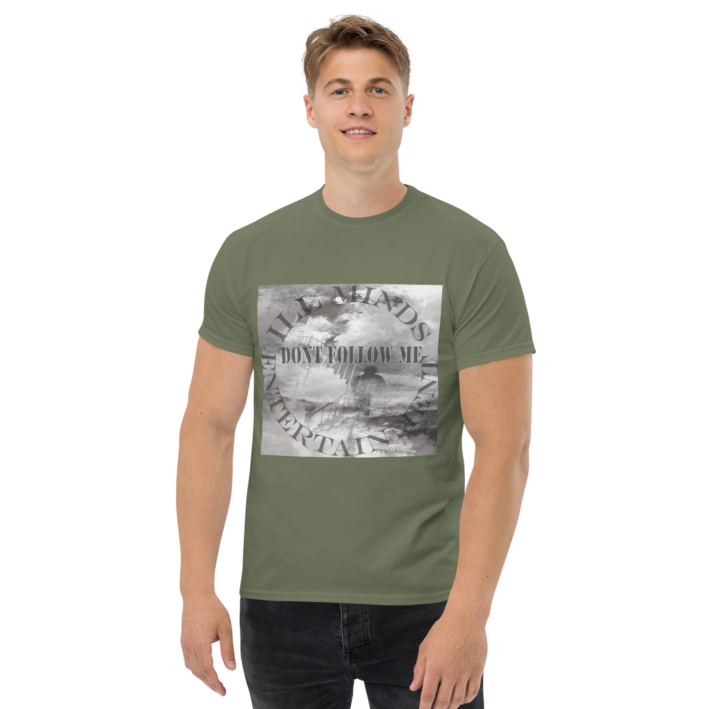 iLL Minds - Don't Follow Me - Men's Classic T-Shirt – Hip-Hop Streetwear for Independent Thinkers