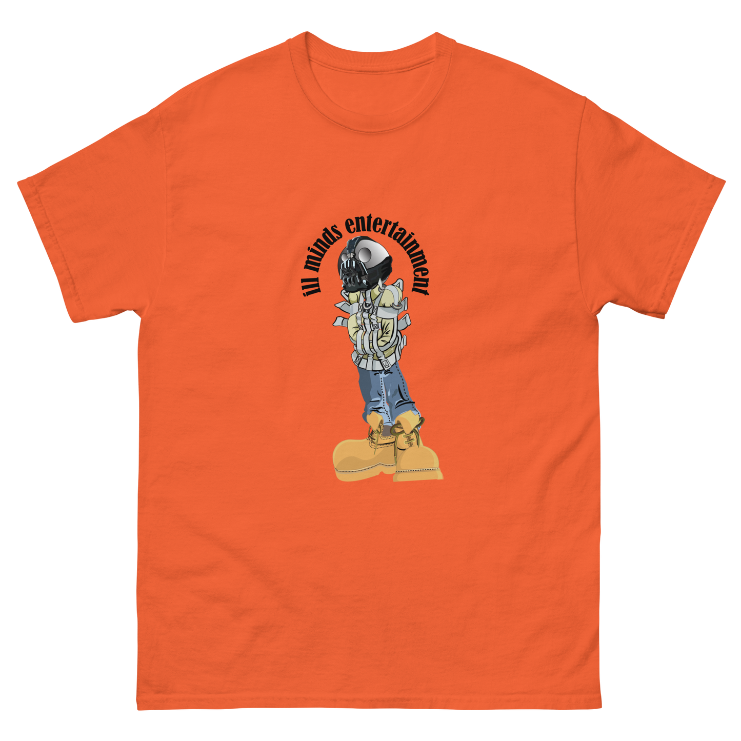 iLL Minds - Robo Man - Men's Classic Hip-Hop Streetwear Tee – 100% Cotton Graphic T-Shirt