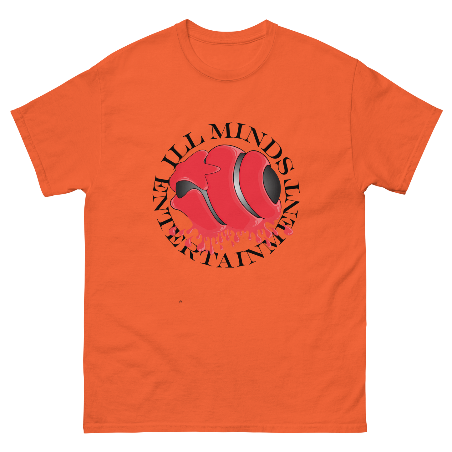 iLL Minds - Red Drip Men’s Classic T-Shirt – Bold Hip-Hop & Streetwear Tee