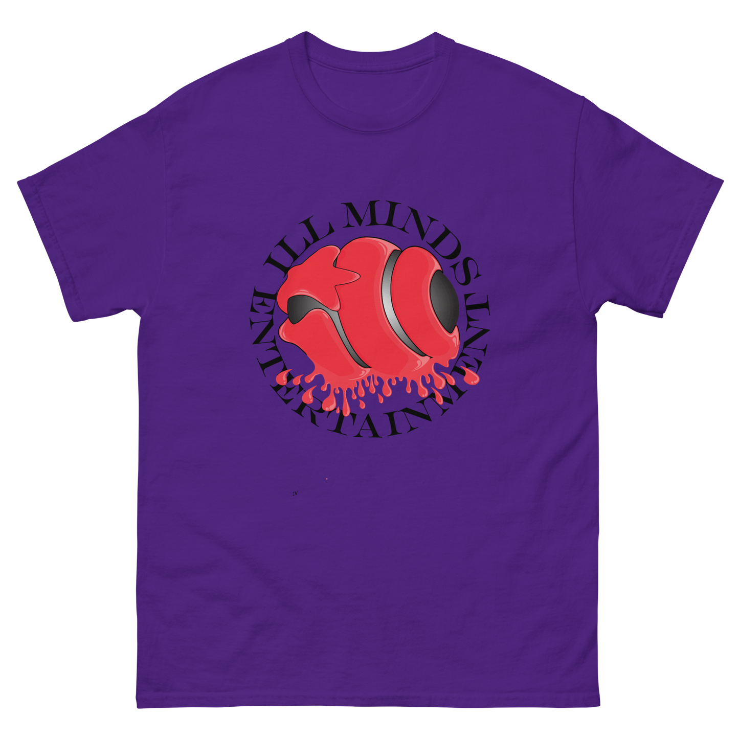 iLL Minds - Red Drip Men’s Classic T-Shirt – Bold Hip-Hop & Streetwear Tee