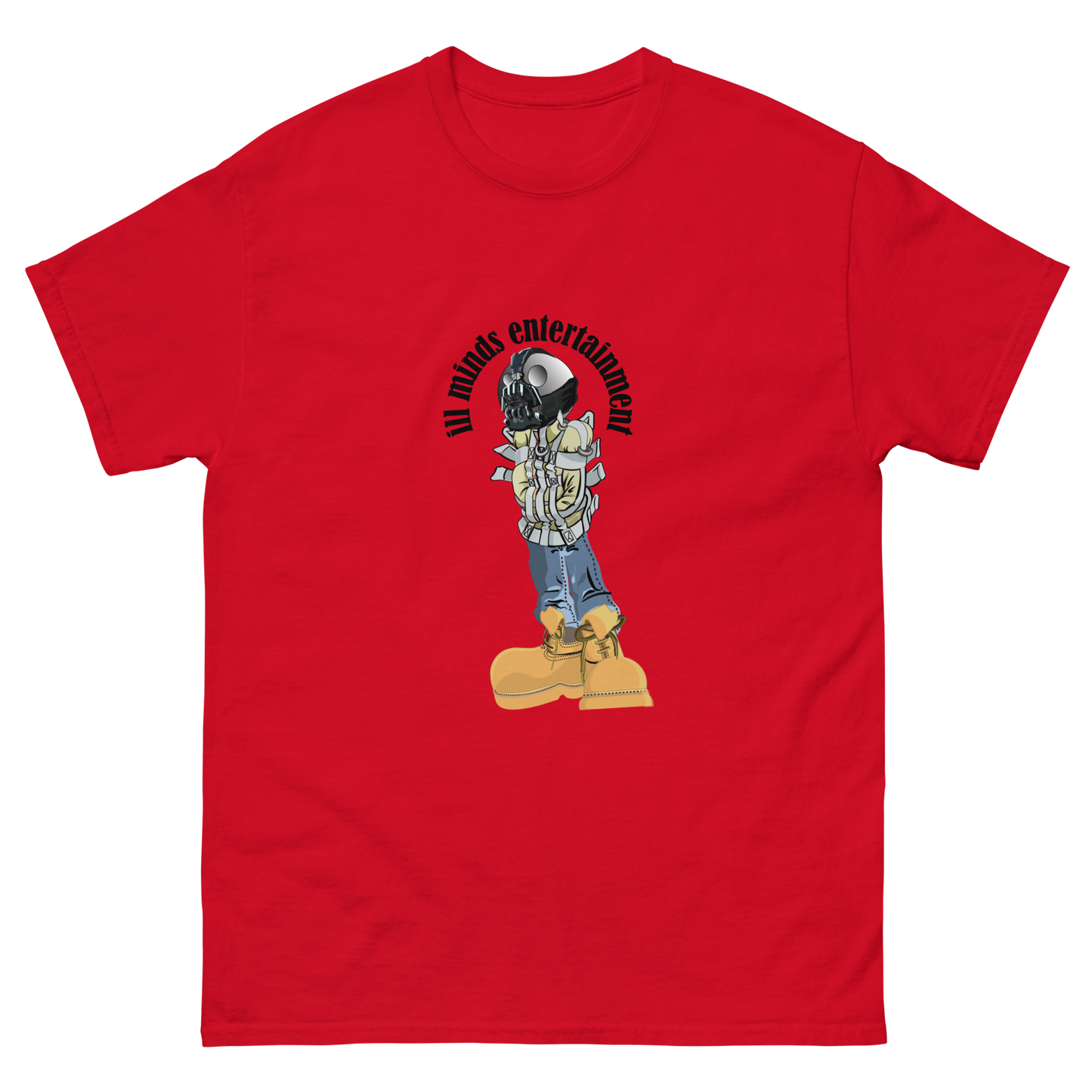 iLL Minds - Robo Man - Men's Classic Hip-Hop Streetwear Tee – 100% Cotton Graphic T-Shirt