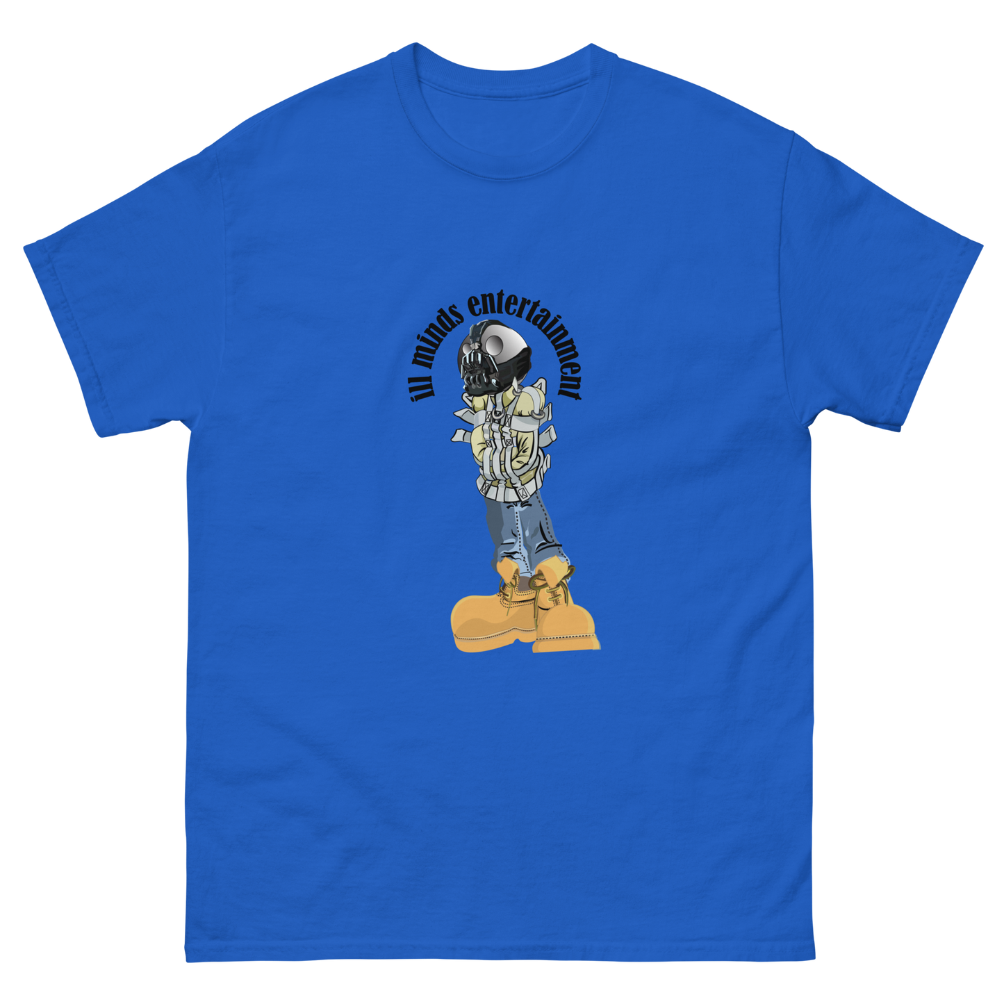 iLL Minds - Robo Man - Men's Classic Hip-Hop Streetwear Tee – 100% Cotton Graphic T-Shirt