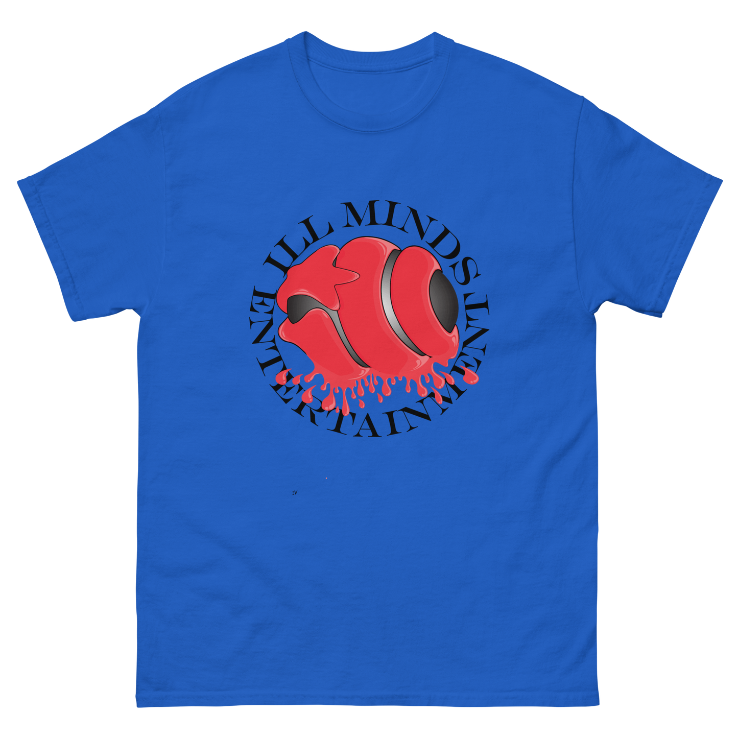 iLL Minds - Red Drip Men’s Classic T-Shirt – Bold Hip-Hop & Streetwear Tee