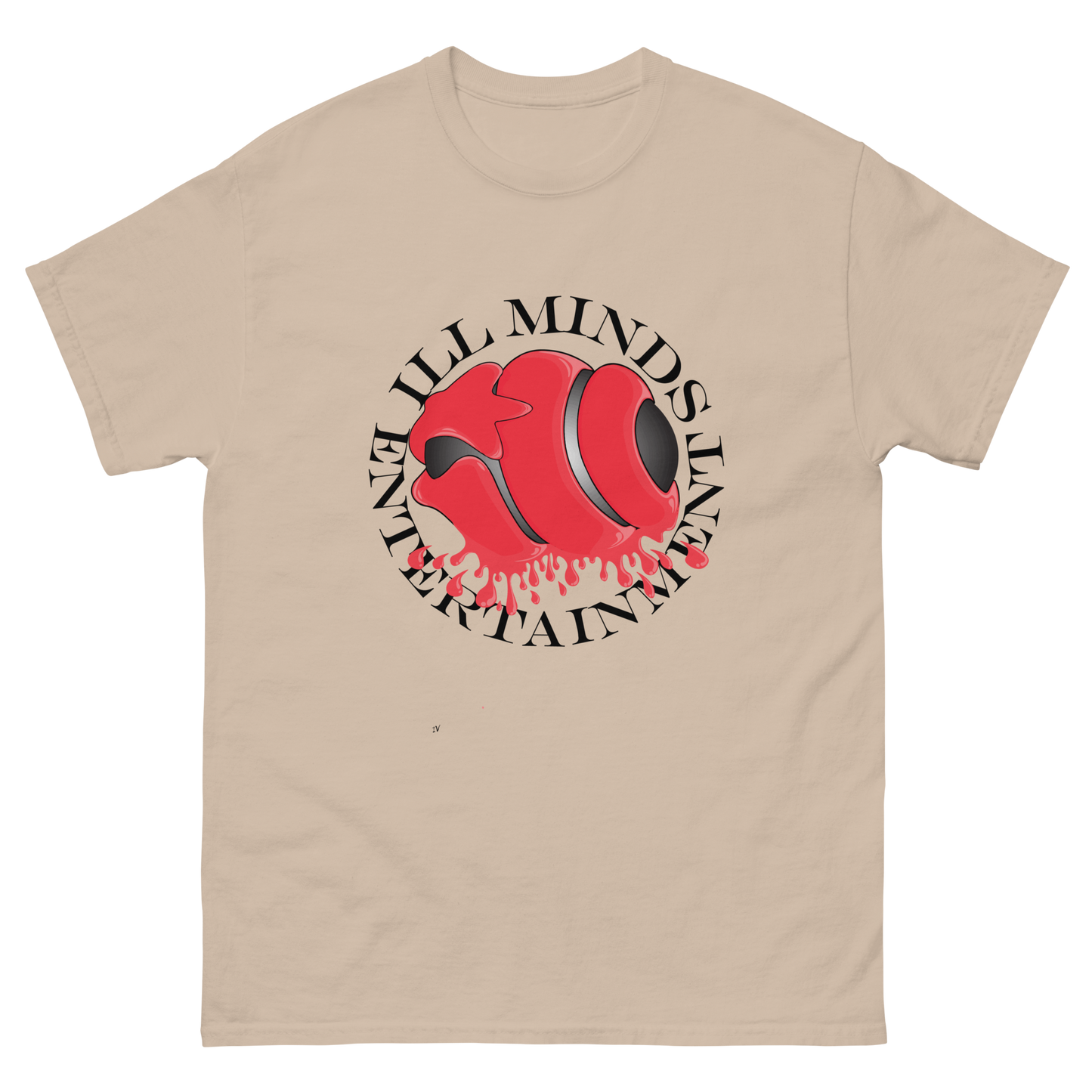 iLL Minds - Red Drip Men’s Classic T-Shirt – Bold Hip-Hop & Streetwear Tee