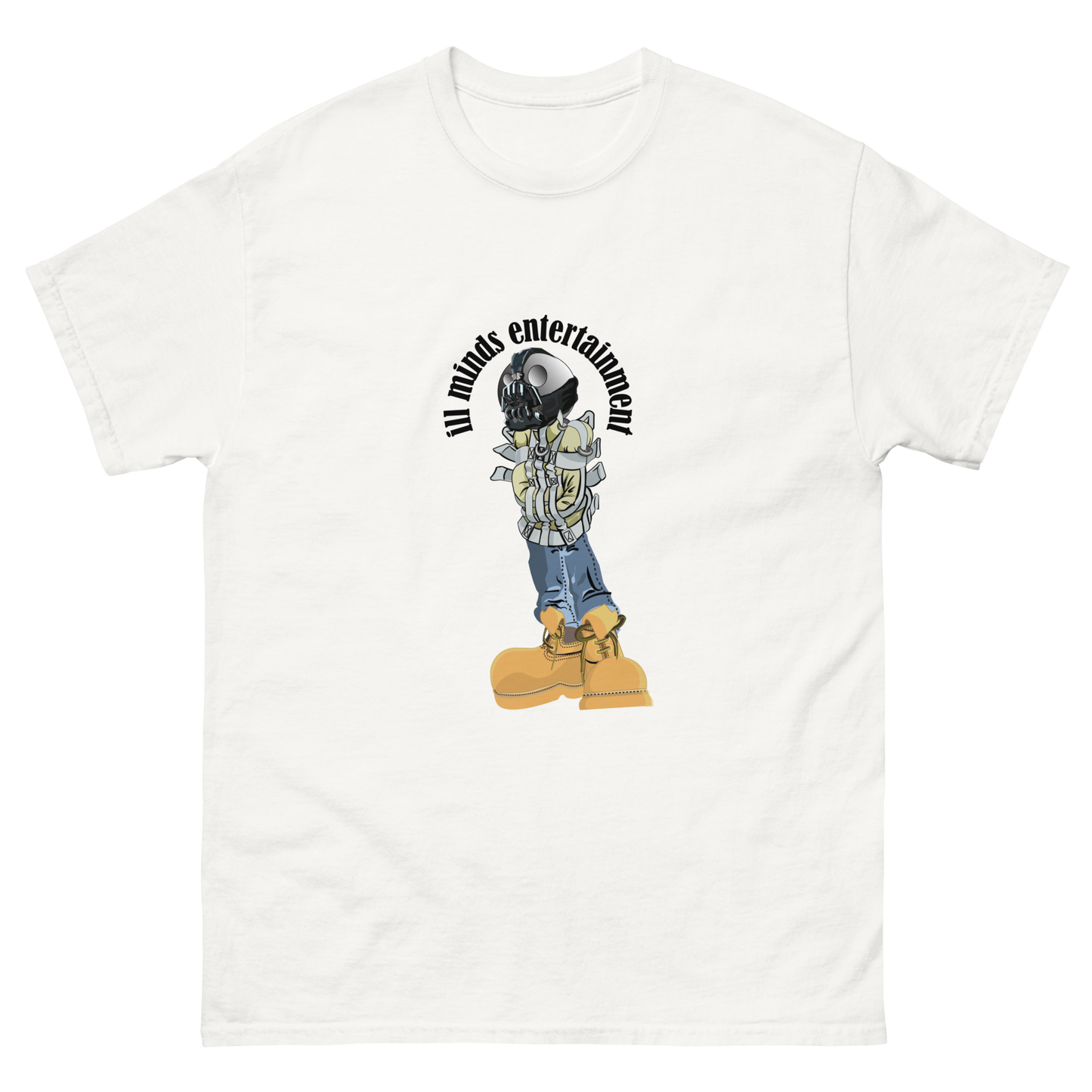 iLL Minds - Robo Man - Men's Classic Hip-Hop Streetwear Tee – 100% Cotton Graphic T-Shirt