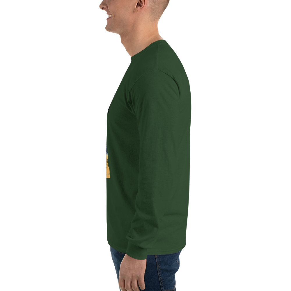 iLL Minds - Robo Man - Men’s Long Sleeve Shirt – Hip-Hop Streetwear Graphic Tee