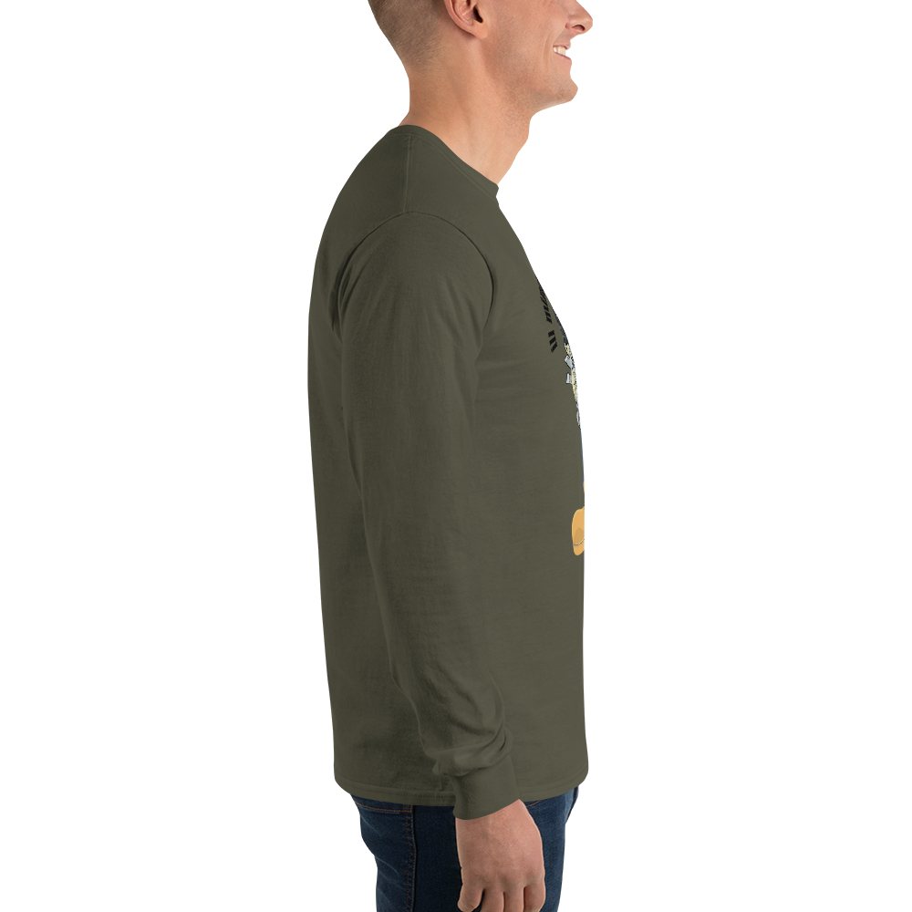 iLL Minds - Robo Man - Men’s Long Sleeve Shirt – Hip-Hop Streetwear Graphic Tee