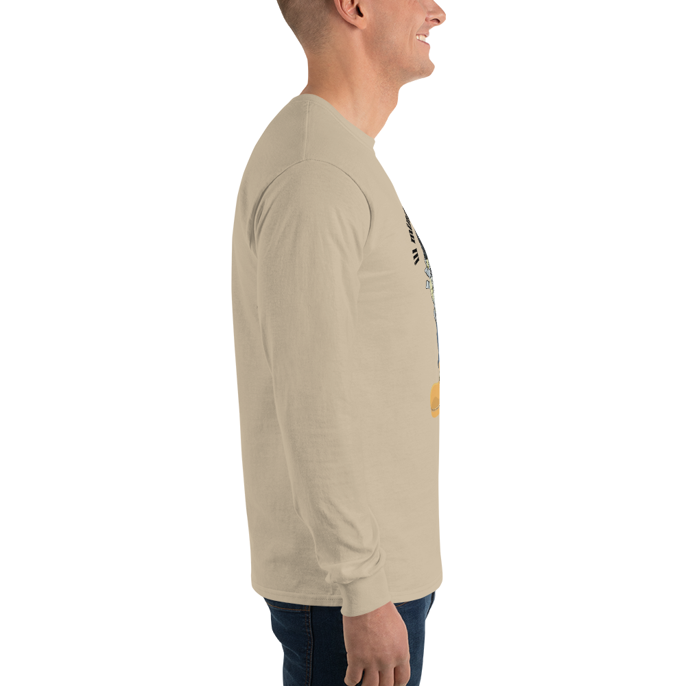 iLL Minds - Robo Man - Men’s Long Sleeve Shirt – Hip-Hop Streetwear Graphic Tee