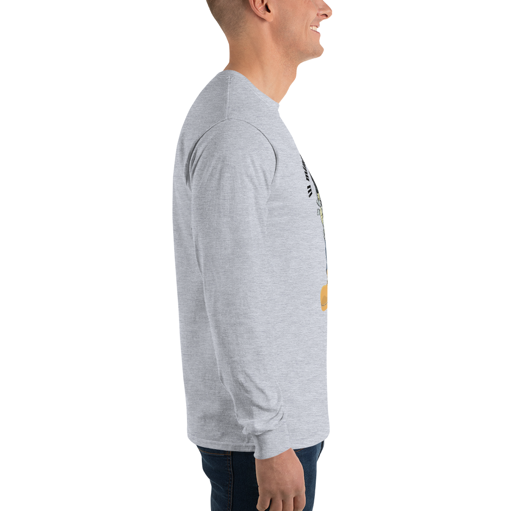 iLL Minds - Robo Man - Men’s Long Sleeve Shirt – Hip-Hop Streetwear Graphic Tee