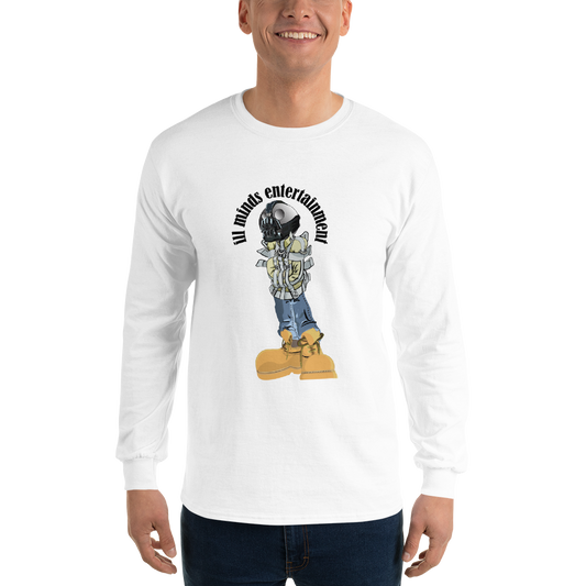 iLL Minds - Robo Man - Men’s Long Sleeve Shirt – Hip-Hop Streetwear Graphic Tee