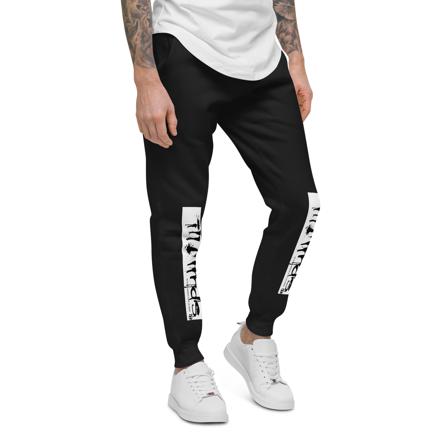 iLL Minds - iLL Drip Unisex Fleece Sweatpants - Hip Hop & Rock Style - Comfort Fit Joggers