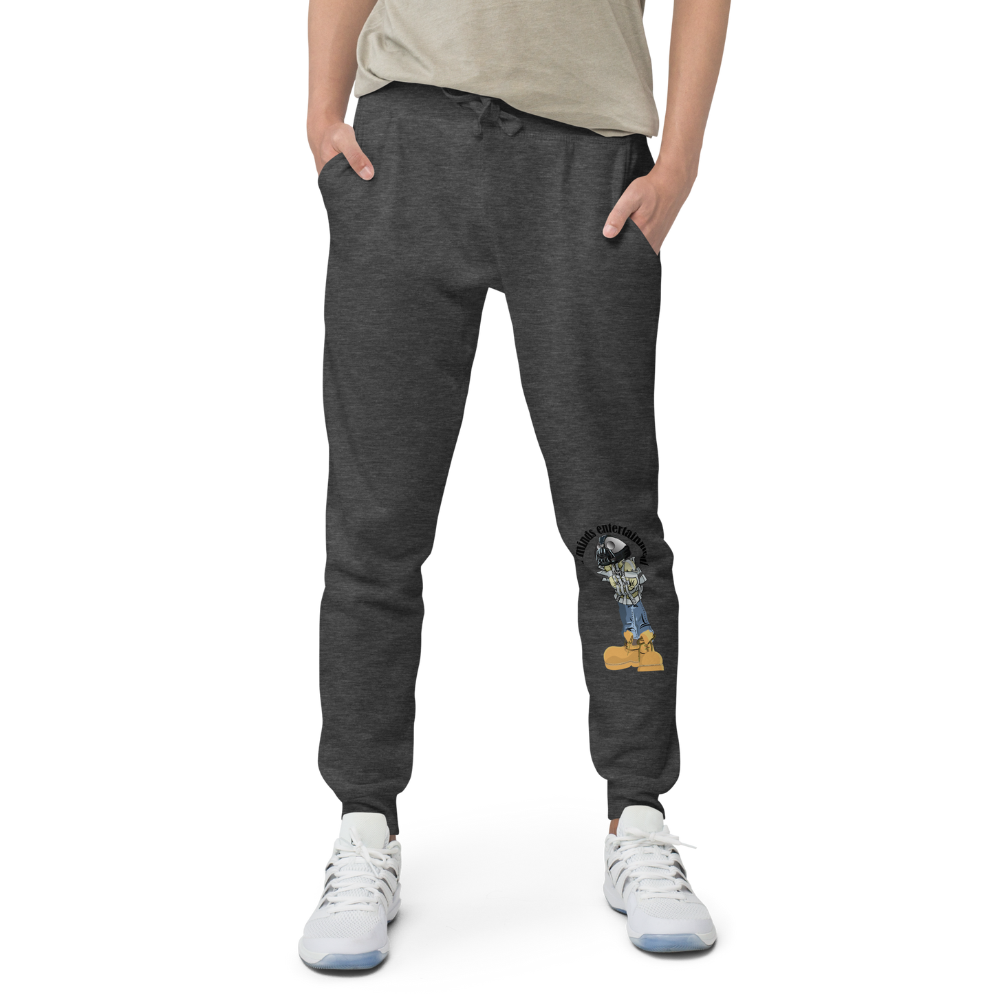 iLL Minds - Robo Man - Unisex Fleece Sweatpants – Hip-Hop Streetwear Joggers (single print)