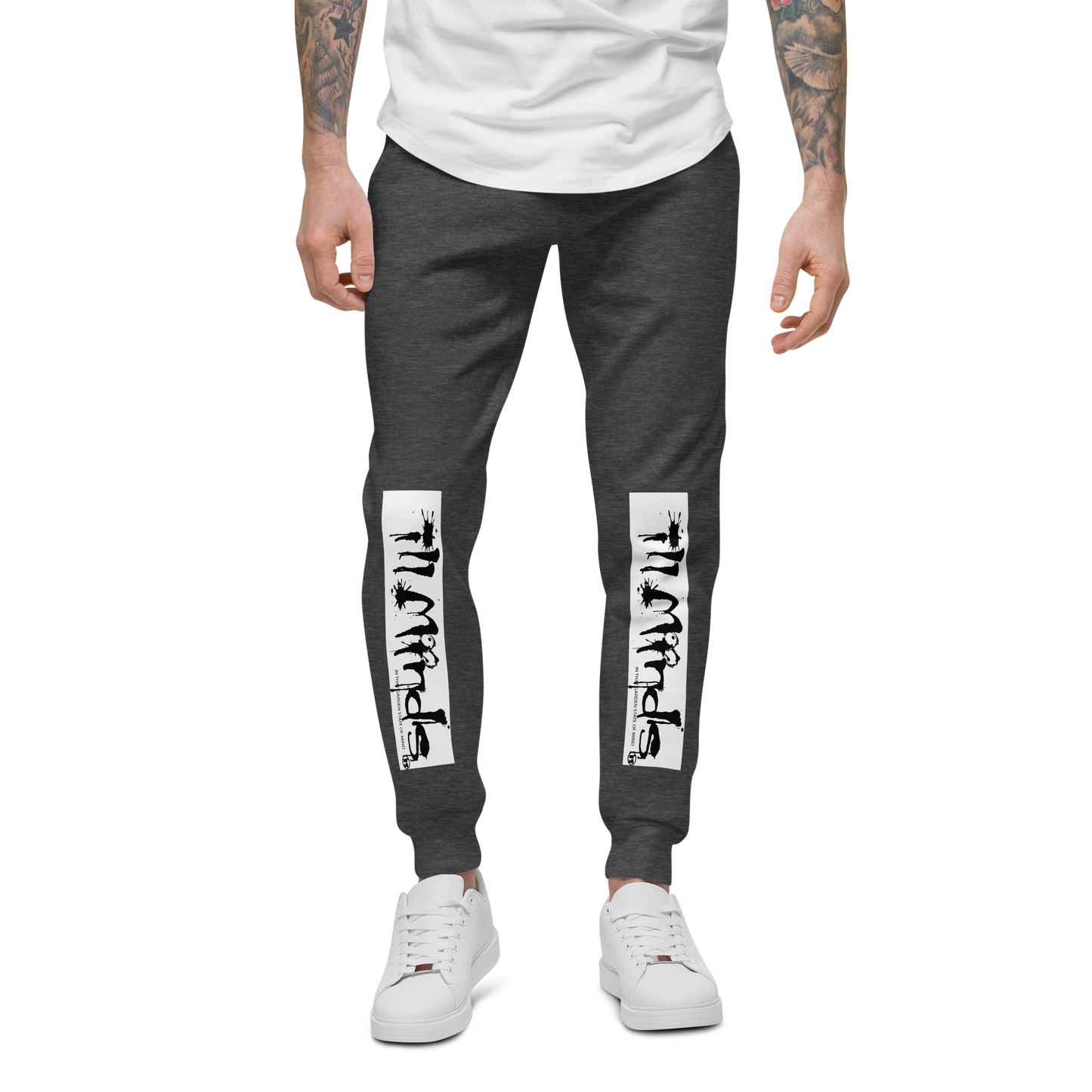 iLL Minds - iLL Drip Unisex Fleece Sweatpants - Hip Hop & Rock Style - Comfort Fit Joggers