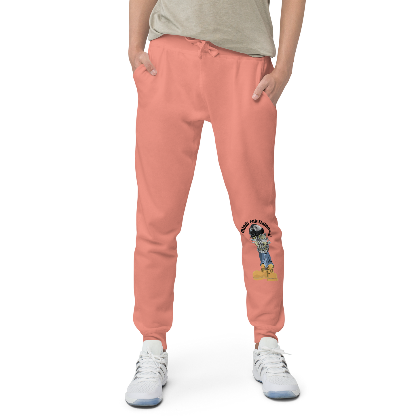iLL Minds - Robo Man - Unisex Fleece Sweatpants – Hip-Hop Streetwear Joggers (single print)