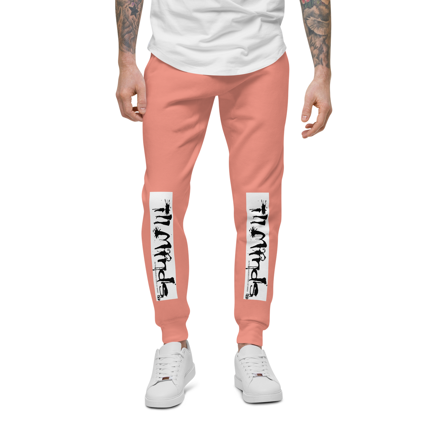 iLL Minds - iLL Drip Unisex Fleece Sweatpants - Hip Hop & Rock Style - Comfort Fit Joggers