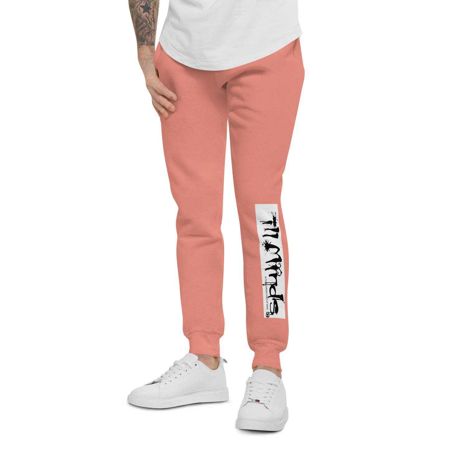 iLL Minds - iLL Drip Unisex Fleece Sweatpants - Hip Hop & Rock Style - Comfort Fit Joggers