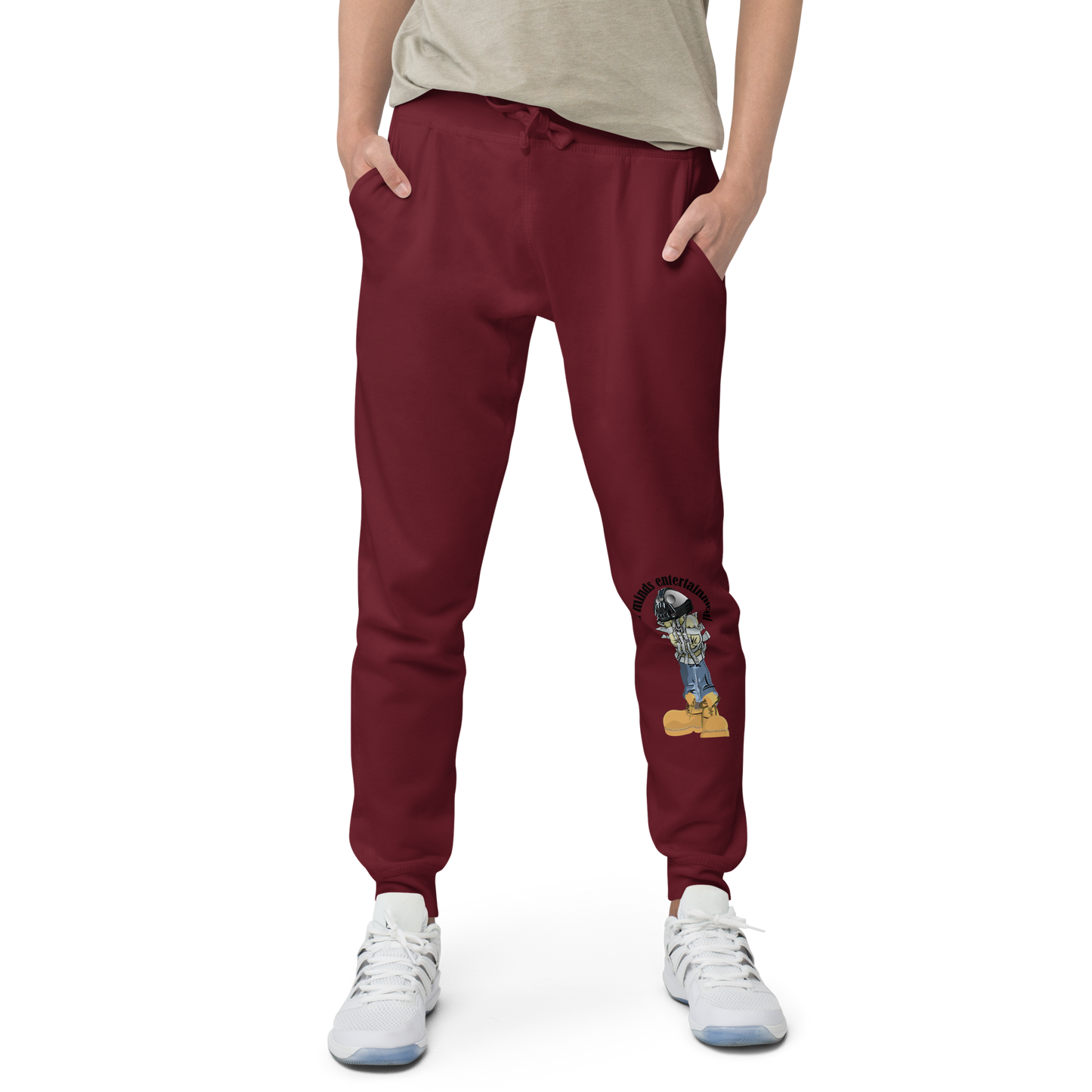 iLL Minds - Robo Man - Unisex Fleece Sweatpants – Hip-Hop Streetwear Joggers (single print)