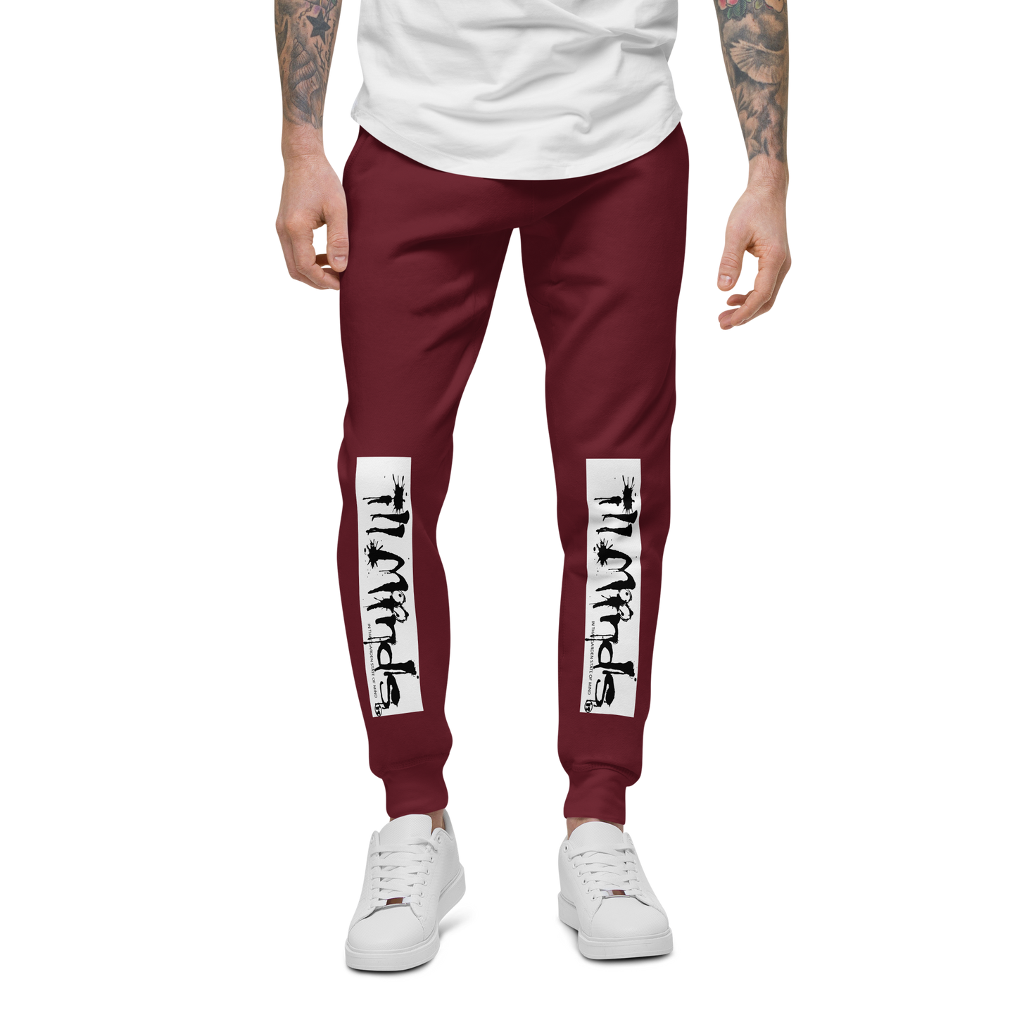 iLL Minds - iLL Drip Unisex Fleece Sweatpants - Hip Hop & Rock Style - Comfort Fit Joggers