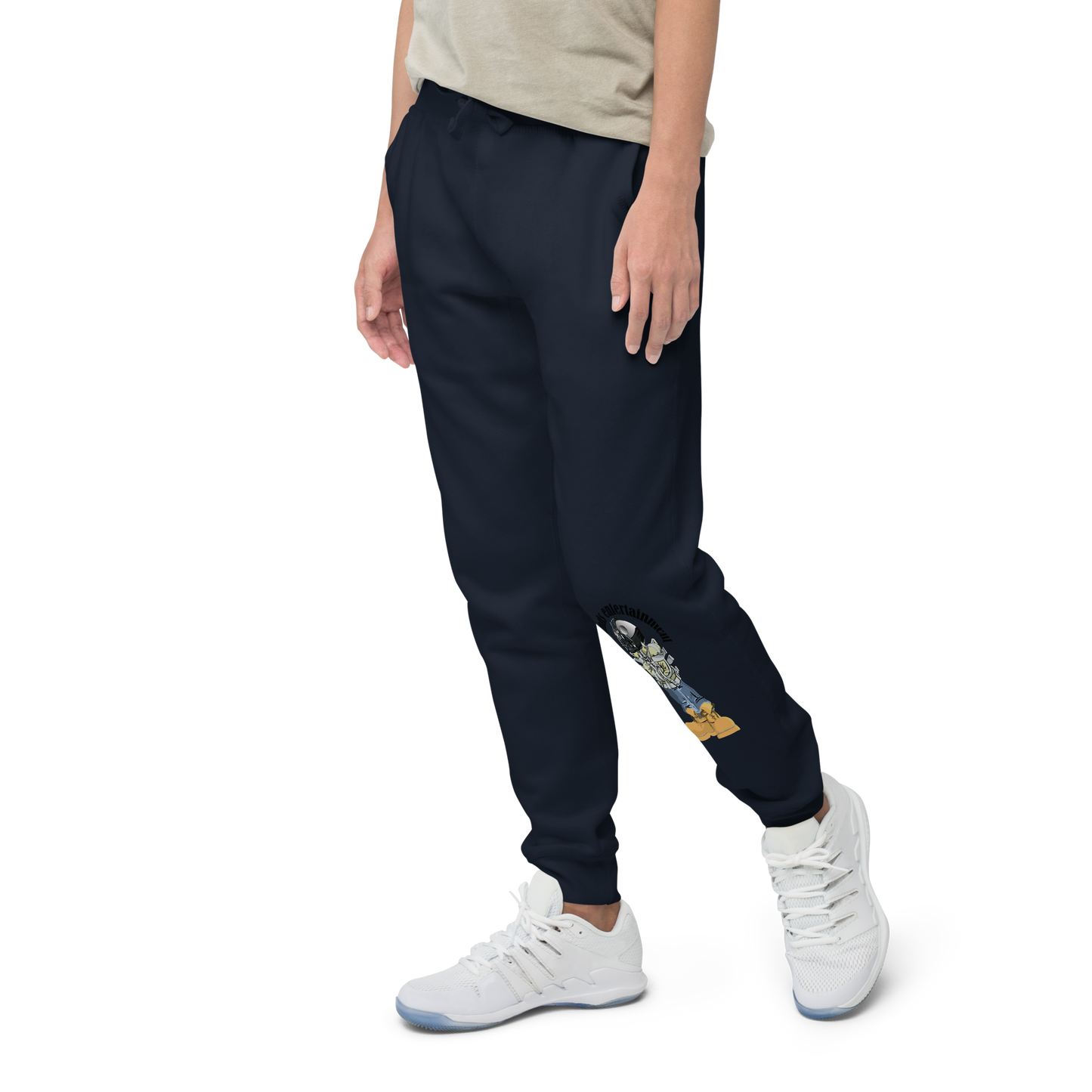 iLL Minds - Robo Man - Unisex Fleece Sweatpants – Hip-Hop Streetwear Joggers (single print)