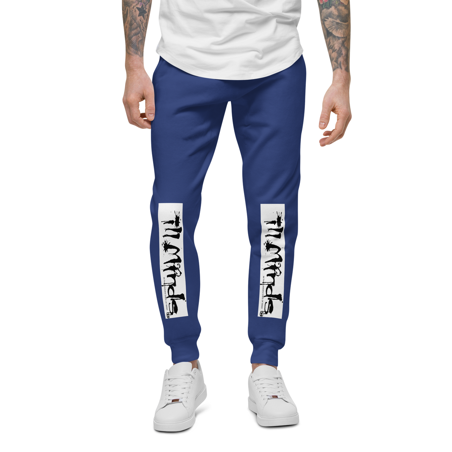 iLL Minds - iLL Drip Unisex Fleece Sweatpants - Hip Hop & Rock Style - Comfort Fit Joggers