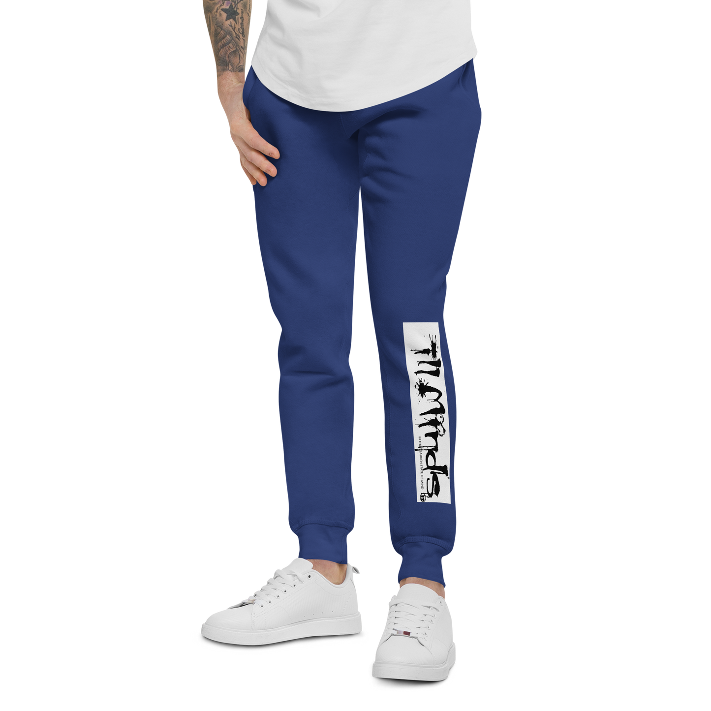 iLL Minds - iLL Drip Unisex Fleece Sweatpants - Hip Hop & Rock Style - Comfort Fit Joggers