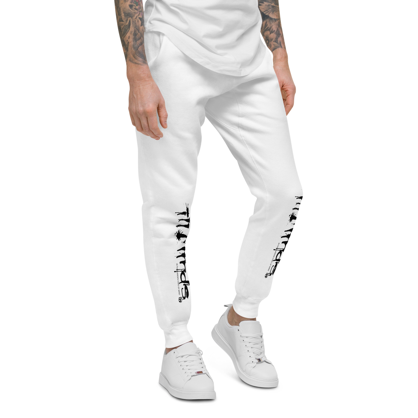 iLL Minds - iLL Drip Unisex Fleece Sweatpants - Hip Hop & Rock Style - Comfort Fit Joggers