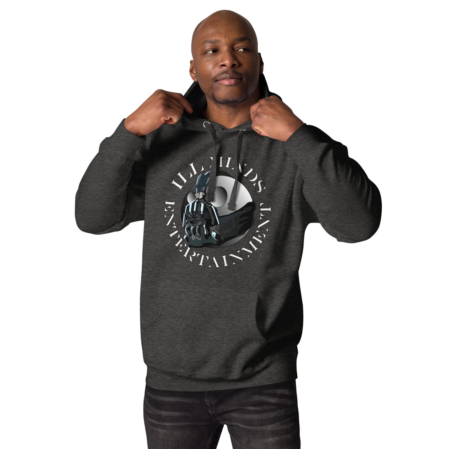 🔥 iLL Minds - Entertainment Robo Unisex Hoodie | Hip-Hop & Streetwear Essential 🔥