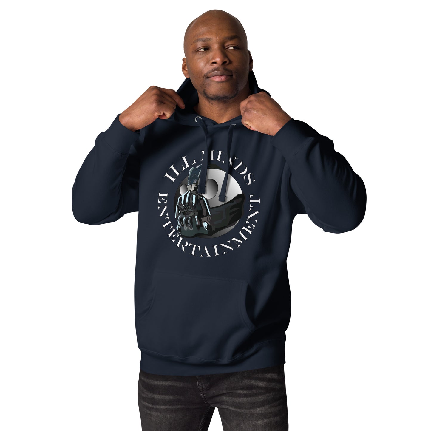 🔥 iLL Minds - Entertainment Robo Unisex Hoodie | Hip-Hop & Streetwear Essential 🔥