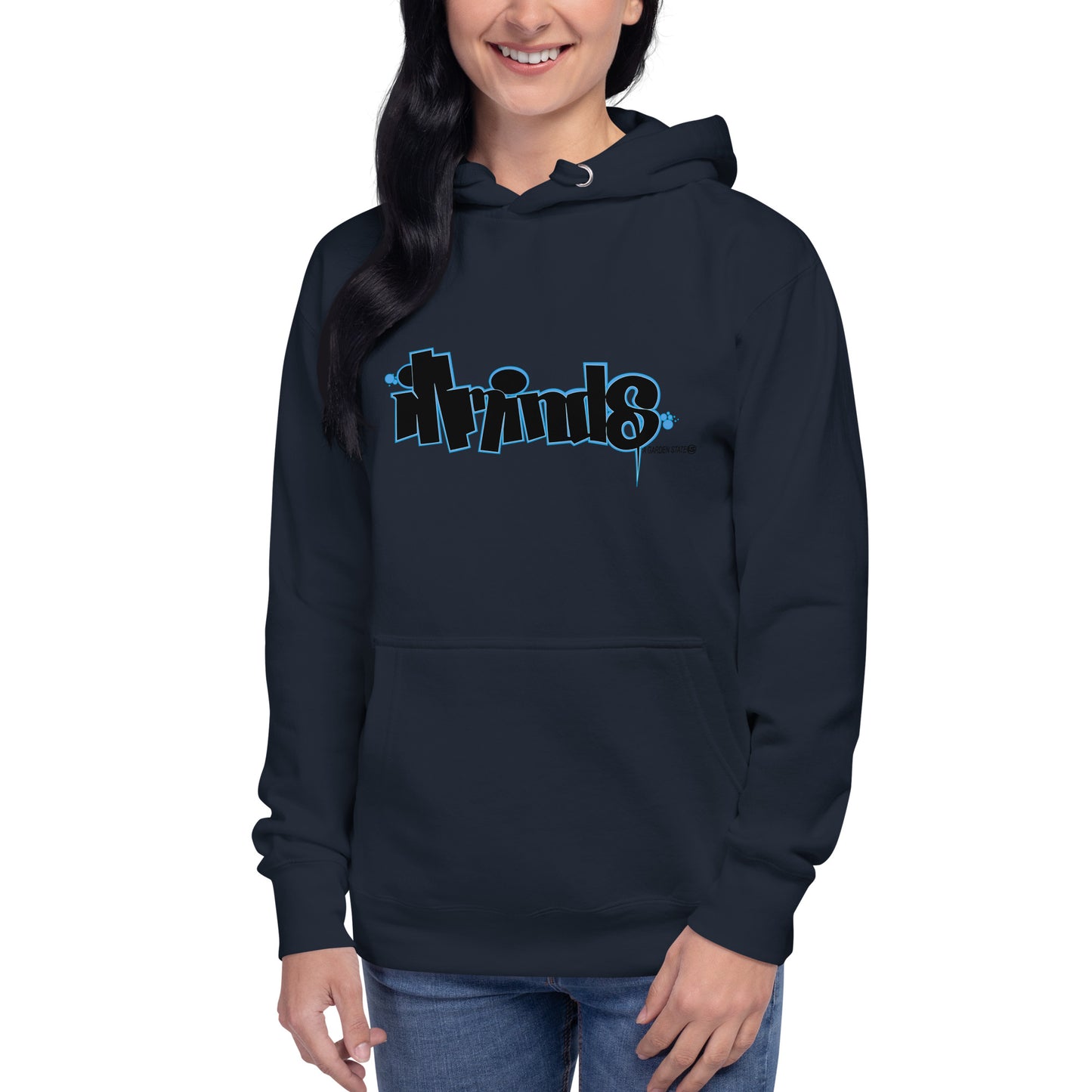 iLL Minds - Garden State Blue Unisex Hoodie | Hip-Hop & Rap Streetwear Pullover