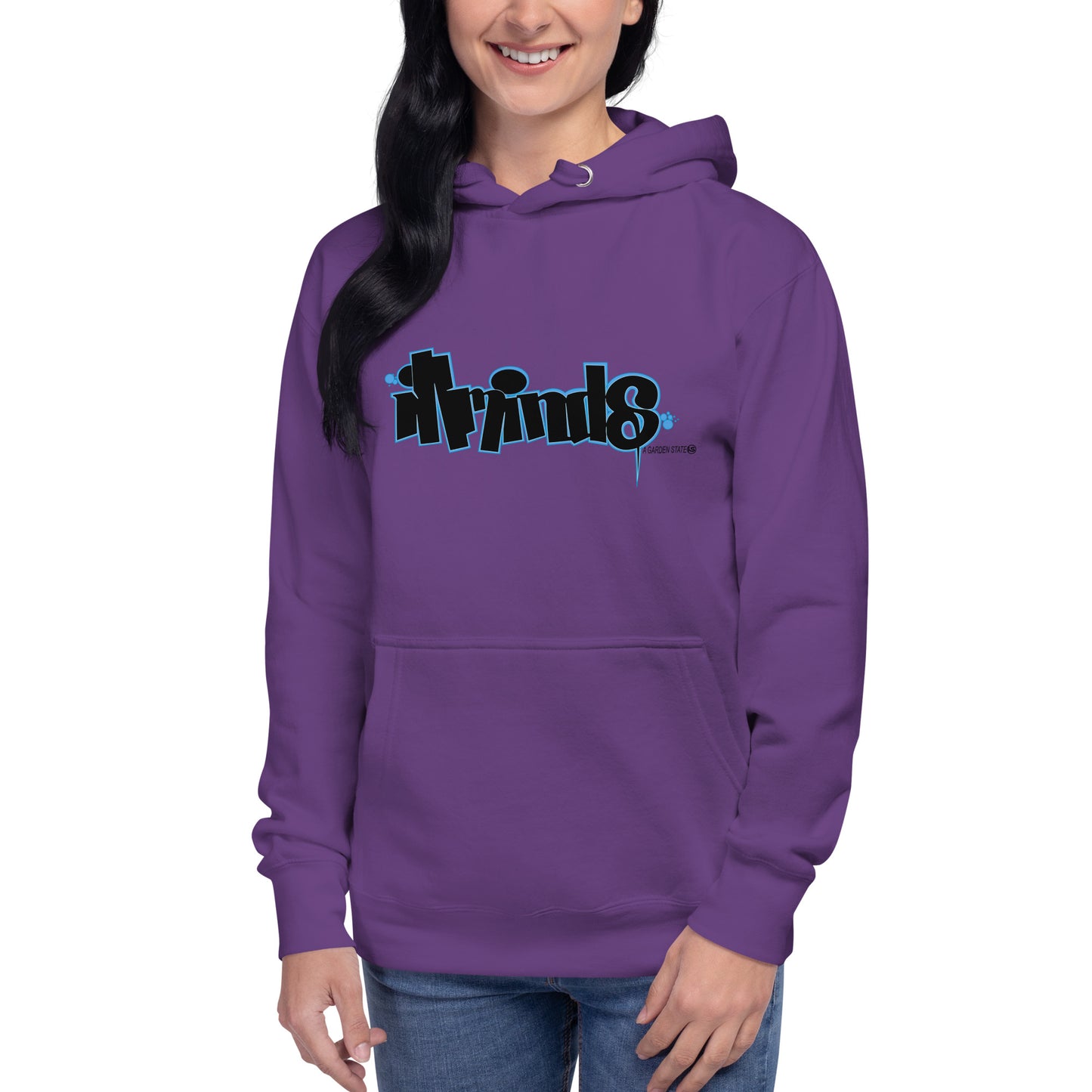 iLL Minds - Garden State Blue Unisex Hoodie | Hip-Hop & Rap Streetwear Pullover