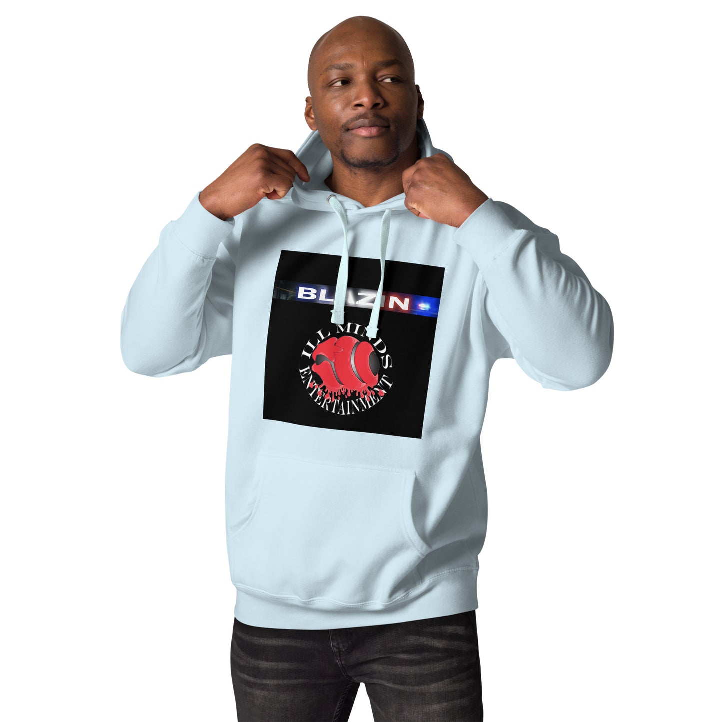 iLL Minds - Blazin - Unisex Hoodie – Hip-Hop Streetwear Pullover for Ultimate Comfort