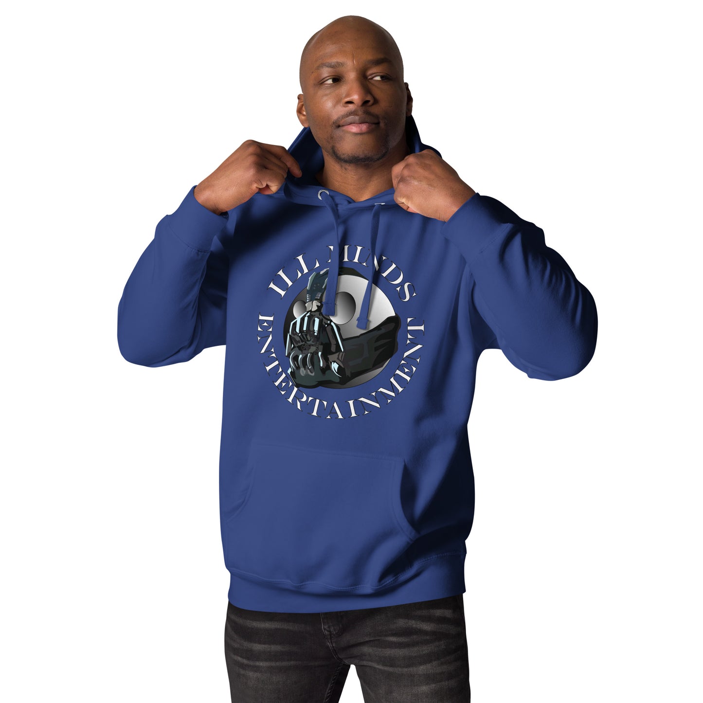 🔥 iLL Minds - Entertainment Robo Unisex Hoodie | Hip-Hop & Streetwear Essential 🔥