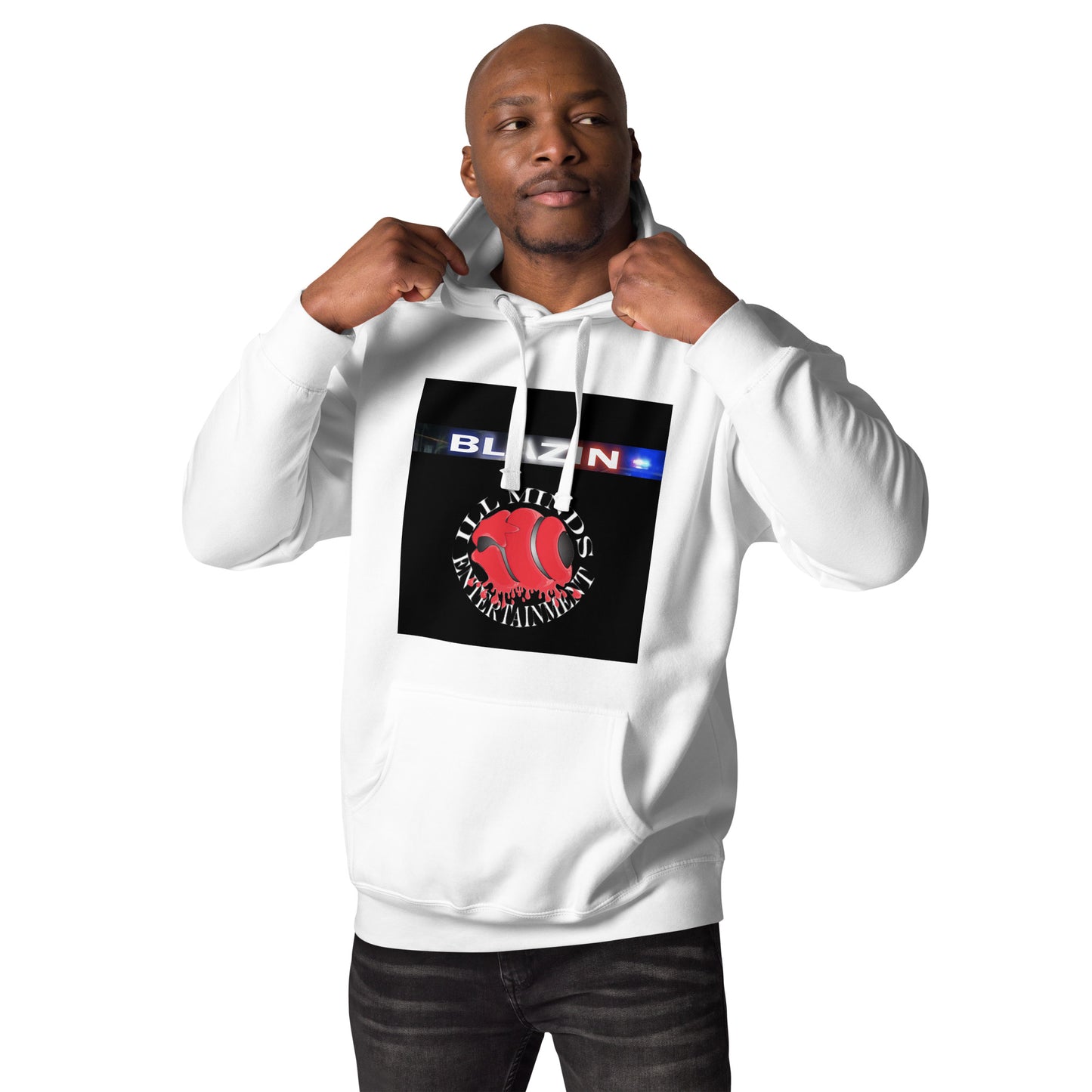 iLL Minds - Blazin - Unisex Hoodie – Hip-Hop Streetwear Pullover for Ultimate Comfort
