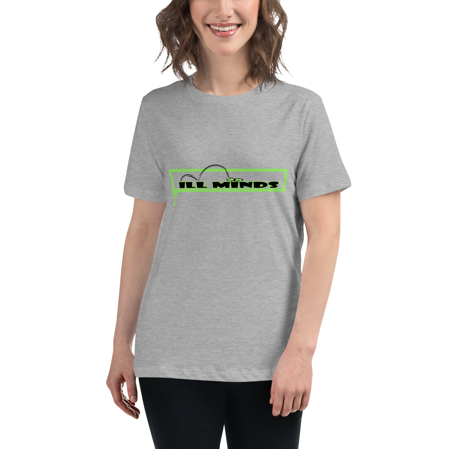 iLL Minds - iLL Eyes - Women's Relaxed Fit T-Shirt – Trendy Hip-Hop Streetwear Tee