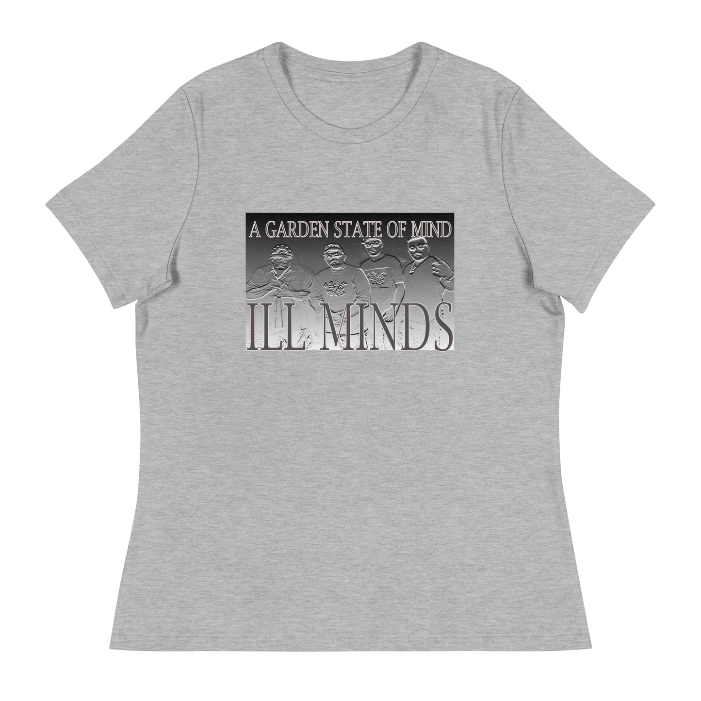 iLL Minds - Engraved Women's Relaxed T-Shirt | Soft & Stylish Hip-Hop Streetwear Tee