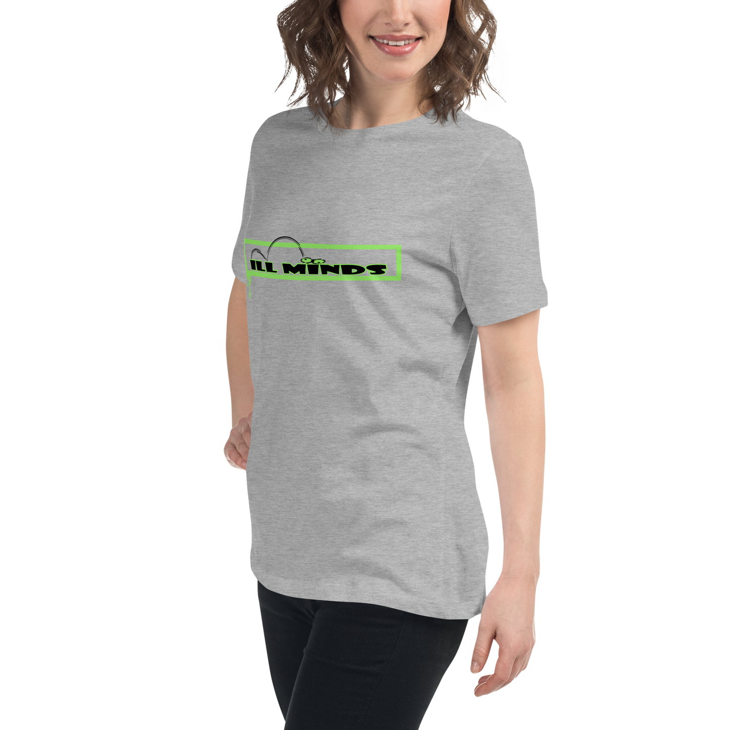 iLL Minds - iLL Eyes - Women's Relaxed Fit T-Shirt – Trendy Hip-Hop Streetwear Tee