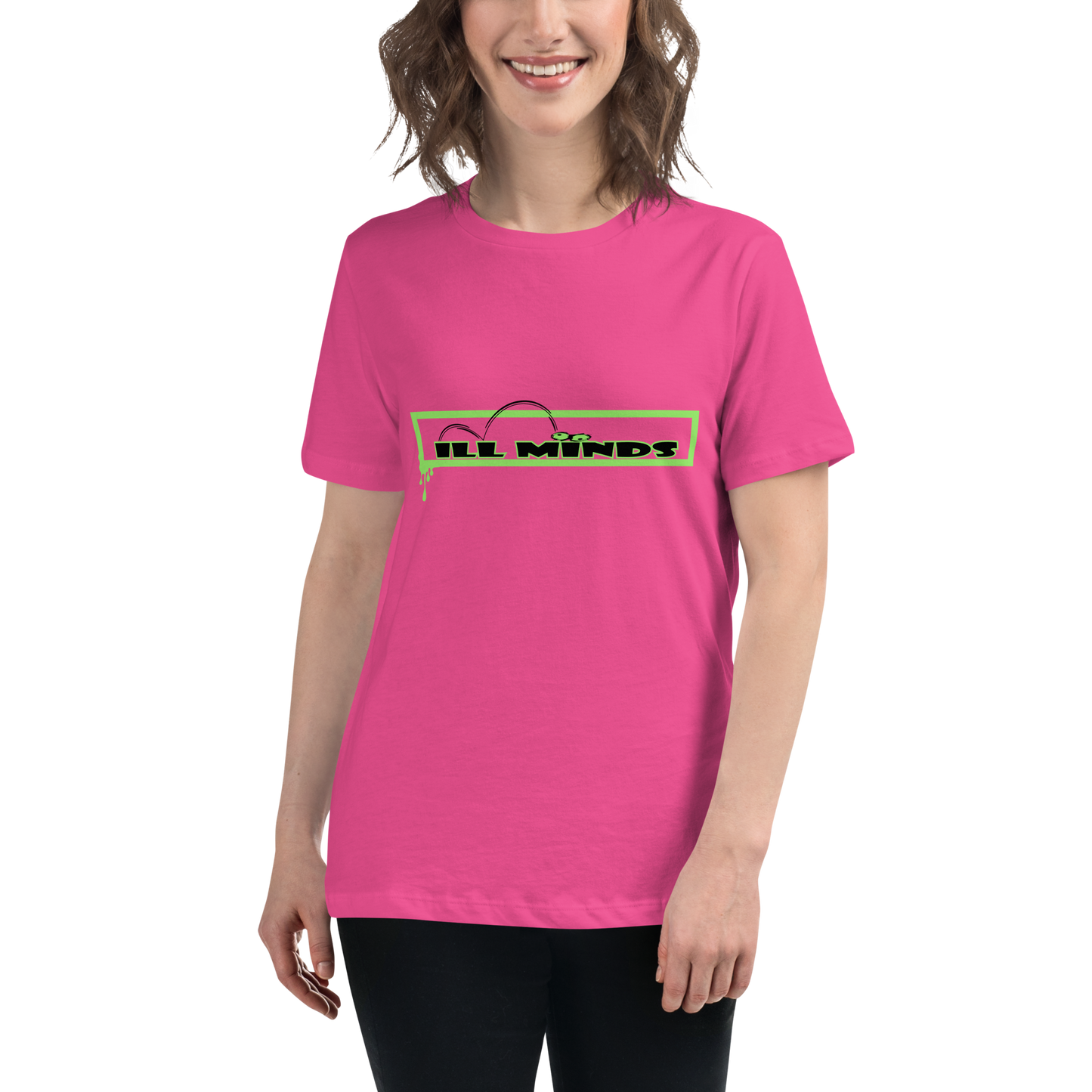 iLL Minds - iLL Eyes - Women's Relaxed Fit T-Shirt – Trendy Hip-Hop Streetwear Tee