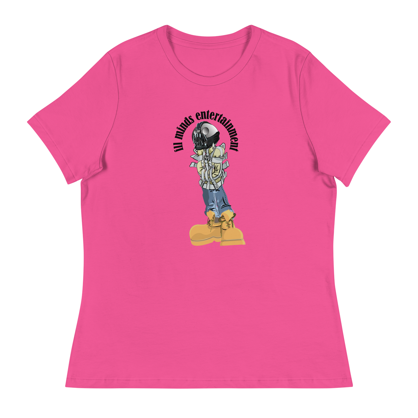 iLL Minds - Robo Man - Women's Relaxed Fit Hip-Hop Streetwear T-Shirt – Soft Cotton Tee