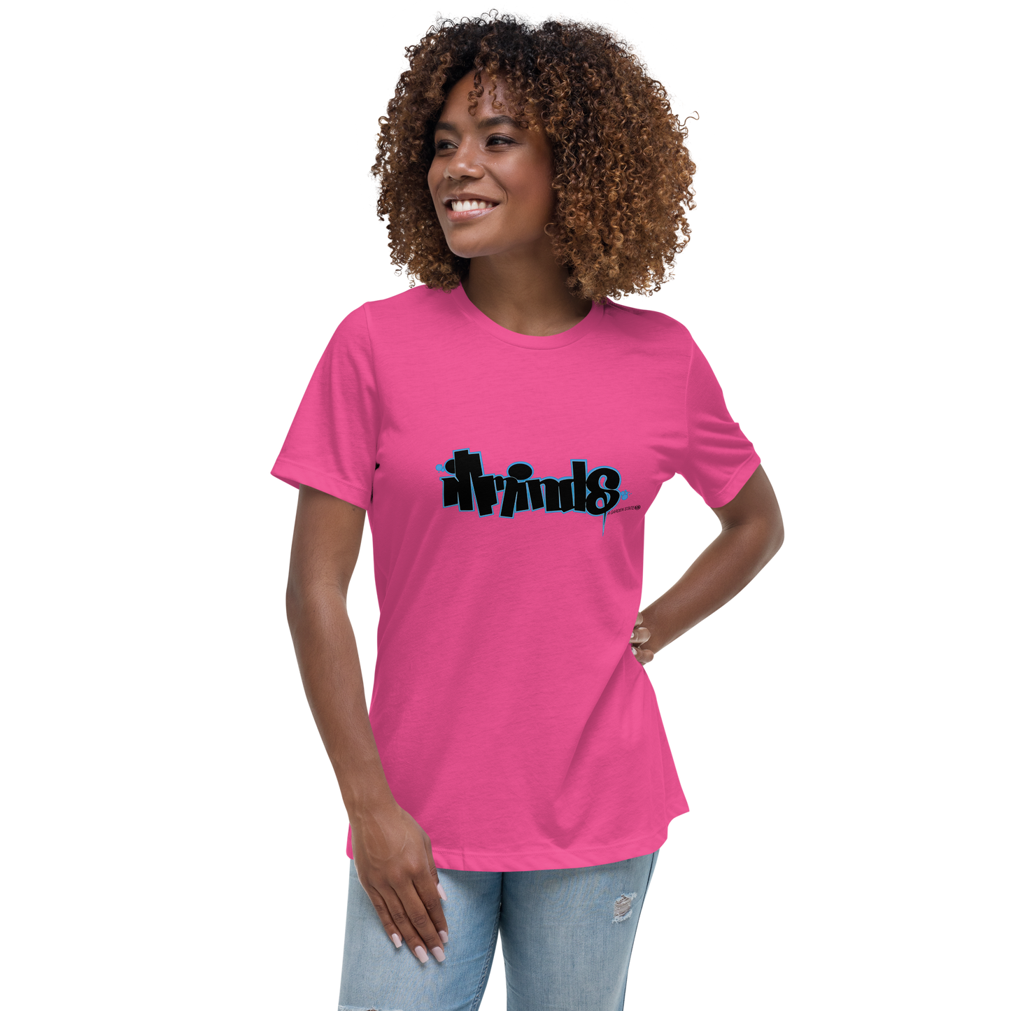 iLL Minds - Garden State Blue Women's T-Shirt | Hip-Hop & Rock Streetwear Tee