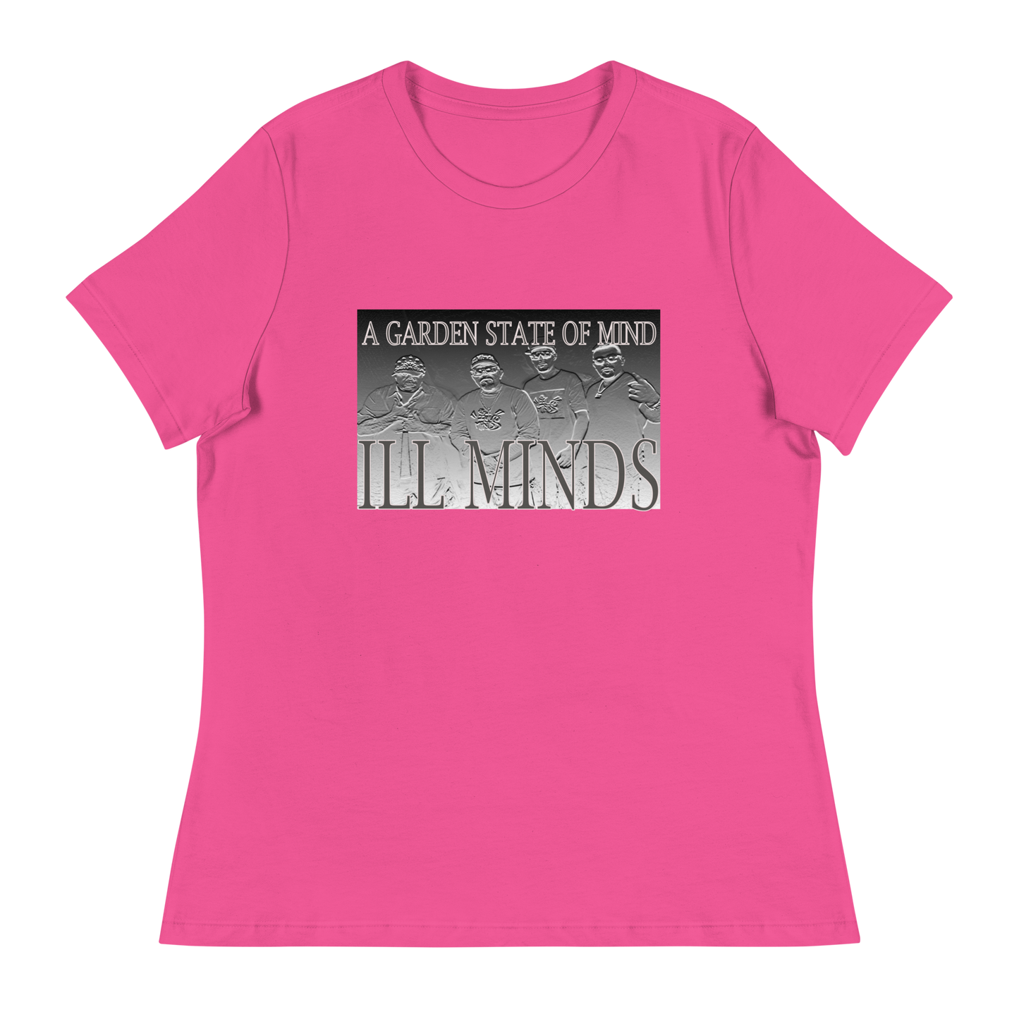 iLL Minds - Engraved Women's Relaxed T-Shirt | Soft & Stylish Hip-Hop Streetwear Tee