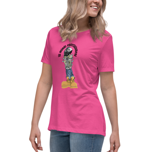 iLL Minds - Robo Man - Women's Relaxed Fit Hip-Hop Streetwear T-Shirt – Soft Cotton Tee